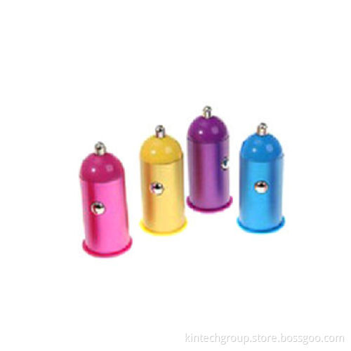 In-car charger, colorful, metal, for mobile